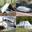 Plandeka Płachta Ochronna UV 6x8m 120g Okryciowa Mocna Uniwersalna