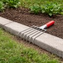 Grabki Ogrodowe Ogrodnicze Metalowe Pazurki do Grabienia Spulchniania 6 Zębne 32 cm