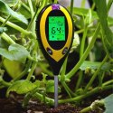 Kwasomierz Tester Gleby Ziemi Podłoża Ph Ziemi 4w1 Miernik Temperatura