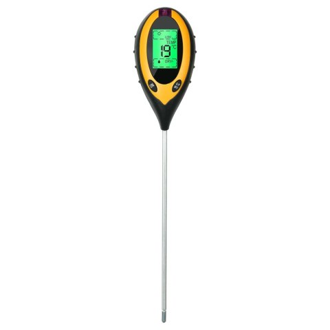 Kwasomierz Tester Gleby Ziemi Podłoża Ph Ziemi 4w1 Miernik Temperatura