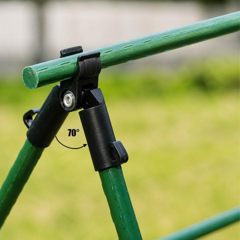Łącznik Szczytowy Klips Trójnik Zawiasowy do Tyczek Ogrodowych 11mm 4szt