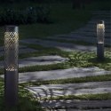 Lampa Ogrodowa Solarna Wbijana Słupek 71cm Dekoracyjna Pochodnia Latarnia 2szt.
