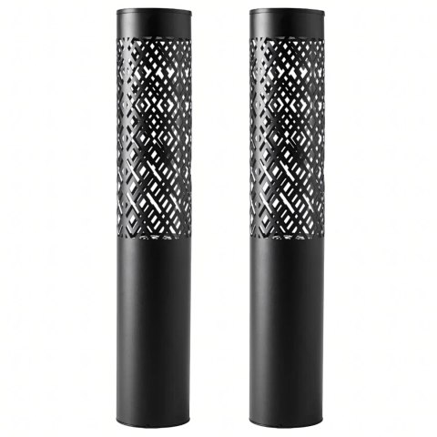Lampa Ogrodowa Solarna Wbijana Słupek 71cm Dekoracyjna Pochodnia Latarnia 2szt.
