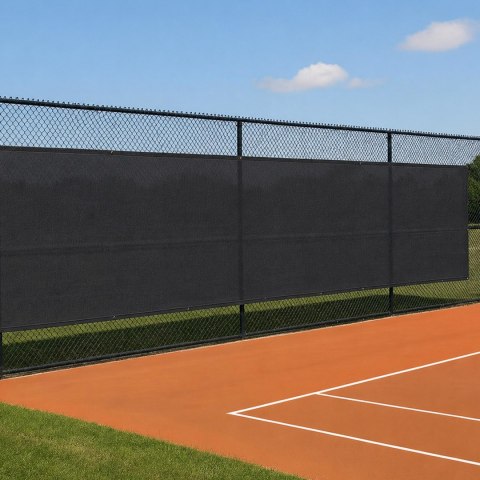 Siatka Cieniująca Maskująca 1,5x50m 95% Osłona na Ogrodzenie 180g + 100 Opasek