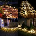 Zestaw Lamp Lampy Ogrodowe Solarne Wbijane Wodoodporne 40cm Zewnętrzne 8szt.