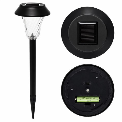 Zestaw Lamp Lampy Ogrodowe Solarne Wbijane Wodoodporne 41cm Zewnętrzne 6szt.