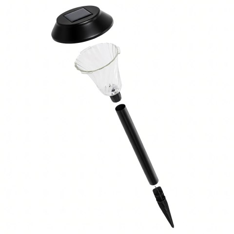 Zestaw Lamp Lampy Ogrodowe Solarne Wbijane Wodoodporne 41cm Zewnętrzne 6szt.