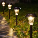 Zestaw Lamp Lampy Ogrodowe Solarne Wbijane Wodoodporne 41cm Zewnętrzne 6szt.