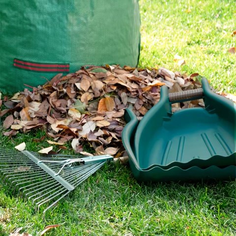 Zgarniacz Zbieracz Liści Plastikowe Grabie do Trawy do Ogrodu Chwytak Duże