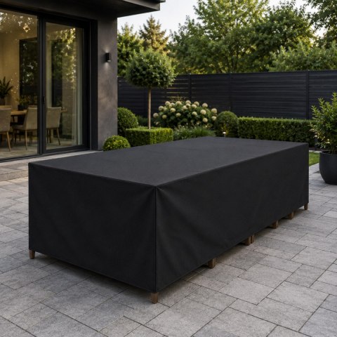 Pokrowiec Plandeka na Meble Ogrodowe Wodoodporny Stół Cateringowy 215x135x75