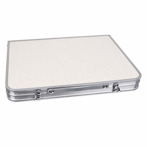 Stolik Turystyczny Składany Aluminiowy Przenośny Biwakowy Wędkarski 61x41cm