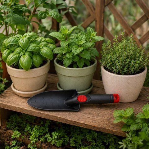 Łopatka Ogrodowa Plastikowa Wąska do Przesadzania Sadzenia Roślin 28cm