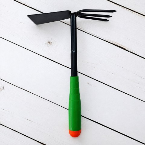 Motyka Motyczka Ogrodowa 31cm z Pazurkami Kopaczka 2w1 do Ogrodu Grabki