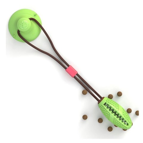 ZABAWKA NA PRZYSMAK KARMĘ INTERAKTYWNA DLA PSA Z PRZYSSAWKĄ GRYZAK