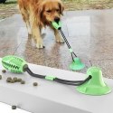 ZABAWKA NA PRZYSMAK KARMĘ INTERAKTYWNA DLA PSA Z PRZYSSAWKĄ GRYZAK