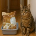 Żwirek Bentonitowy Kota Naturalny 20 kg Zbrylający Bezpyłowy Ultrachłonny