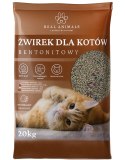 Żwirek Bentonitowy Kota Naturalny 20 kg Zbrylający Bezpyłowy Ultrachłonny