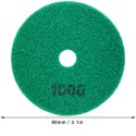 10x Tarcza Diamentowa Polerska 80mm do Szlifowania Gresu Płytek Na Rzep 1000