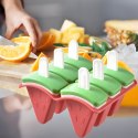Foremki Forma do Lodów na Patyku Domowe Sorbet Lody Foremka Arbuz 6 szt