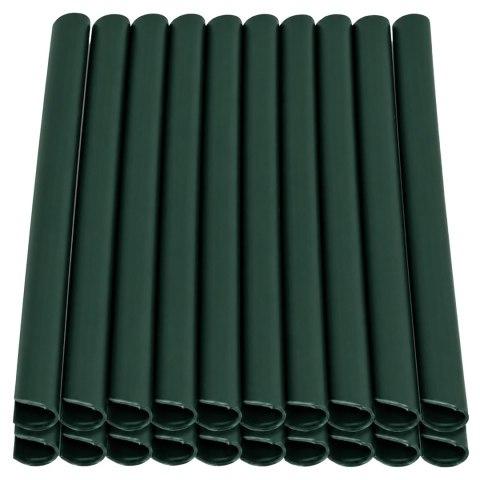 Klipsy do Taśmy Ogrodzeniowej Zaczepy Montażowe Osłony Zielone 19cm 20 szt