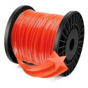 Mocna Żyłka Tnąca do Głowic Podkaszarki Kosy Koszenia 2,4mm x 100m 5-Kątna