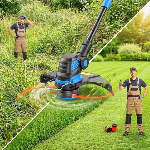 Mocna Żyłka Tnąca do Głowic Podkaszarki Kosy Koszenia 2,4mm x 100m 5-Kątna