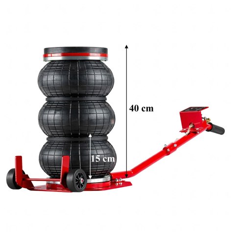 Podnośnik Pneumatyczny Lewarek Samochodowy 15-40cm Bałwanek Poduszka 3,5T