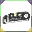 Poziomica Laserowa Laser z Miarą 250 cm 3 Libelki Libella Lekka + Baterie
