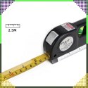 Poziomica Laserowa Laser z Miarą 250 cm 3 Libelki Libella Lekka + Baterie
