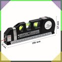 Poziomica Laserowa Laser z Miarą 250 cm 3 Libelki Libella Lekka + Baterie
