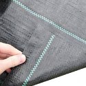 Agrowłóknina 140G 1,6x50m Czarna UV Agrotkanina Mata Antychwastowa