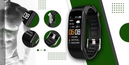 Smartwatch GIEWONT Czarno Zielony 2 Paski GW200-5
