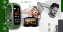 Smartwatch GIEWONT Czarno Zielony 2 Paski GW200-5