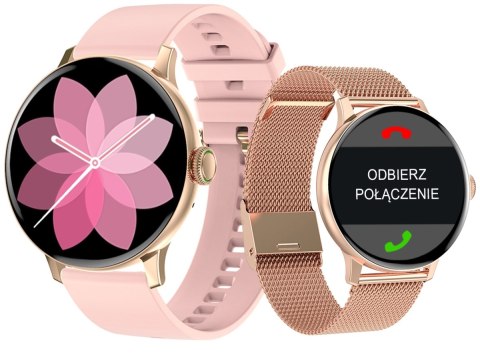 Smartwatch Damski GIEWONT Różowe Złoto GW330-1