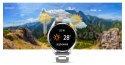 Smartwatch GIEWONT Vertex SmartCall GW450-4 Silver/Carbon Silikon