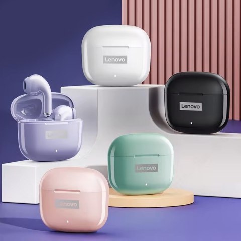 Słuchawki bezprzewodowe douszne LENOVO Thinkplus LivePods LP40 PRO Fioletowe