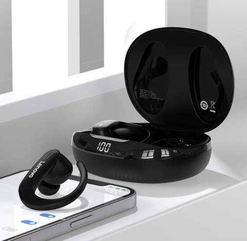 Słuchawki bezprzewodowe douszne LENOVO Thinkplus LivePods T50 Czarne