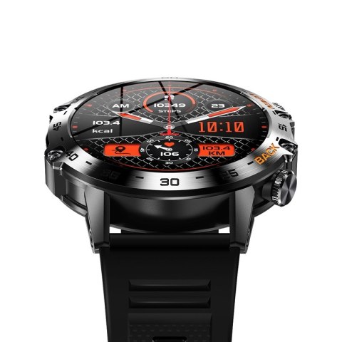 Smartwatch VELTORI VT120-1 Czarny Pasek Silikonowy