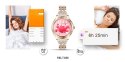 Smartwatch Damski VELTORI VT350-1 Bransoleta Różowe Złoto