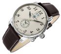 Zegarek Męski ZEPPELIN LZ127 Graf Zeppelin Dual Time 7644-5 + BOX