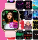 Smartwatch Damski Rubicon RNCF03-5 Różowe złoto Bransoleta + Pasek