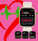 Smartwatch Damski Rubicon RNCF03-5 Różowe złoto Bransoleta + Pasek