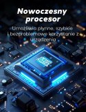 Smartwatch Męski GRAVITY GPS GT24-3 Czarny Pasek Silikonowy + Pomarańczowy Pasek Silikonowy