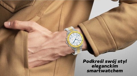Smartwatch Męski GRAVITY GT16-2 Black / Czarna Bransoleta