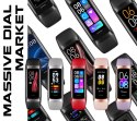 Smartband Damski RUBICON RNCF05 Rose Gold/Berry SMARUB214