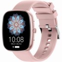 Smartwatch Damski GRAVITY GT18-2 Różowy Pasek Silikonowy + Biały Pasek