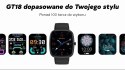 Smartwatch Damski GRAVITY GT18-2 Różowy Pasek Silikonowy + Biały Pasek