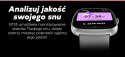 Smartwatch Damski GRAVITY GT18-8 Beżowy Pasek Silikonowy + Biały Pasek