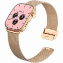 Smartwatch Damski GRAVITY GT28-6 Pasek + Bransoleta Różowe złoto Różowy
