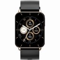 Smartwatch Gravity Różowe Złoto Czarny 2 Paski GT17-5